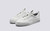 Grenson Sneaker 1 Women's in White Calf Leather - 3 Quarter View