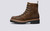 Grenson Nanette in Brown Burnished Suede - Side View