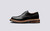 Grenson Evie in Black Hi Shine Leather - Side View