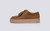 Sneaker 41 | Womens Sneakers in Burnished Snuff Suede | Grenson - Side View