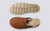 Winsome | Women's Slippers in Tobacco Shearling | Grenson - Top and Sole View
