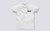 Grenson Factory T-Shirt in White Cotton - 3 Quarter View