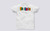 Grenson Multi Block T-Shirt in White Cotton - Sole & Upper View