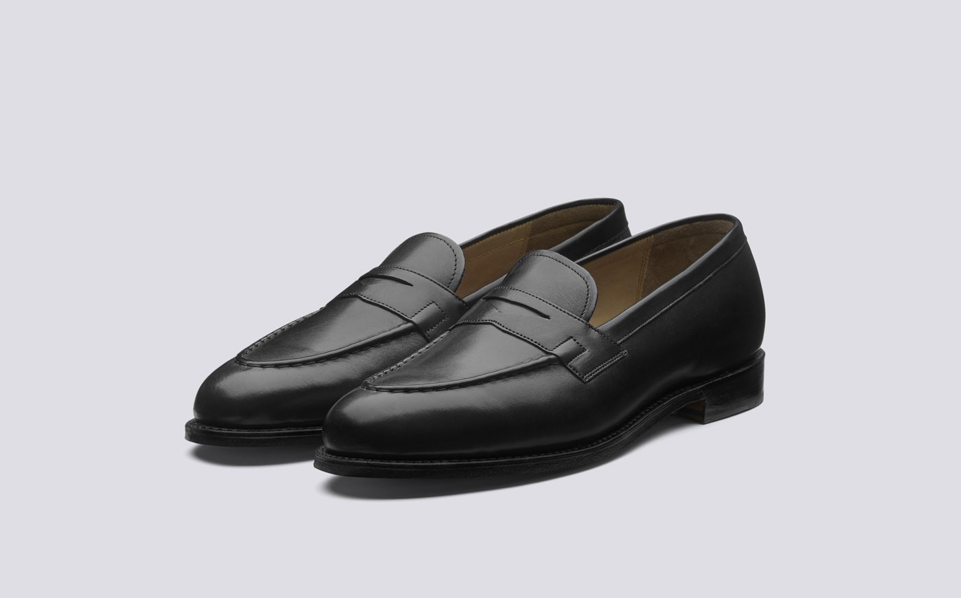 moccasins men black