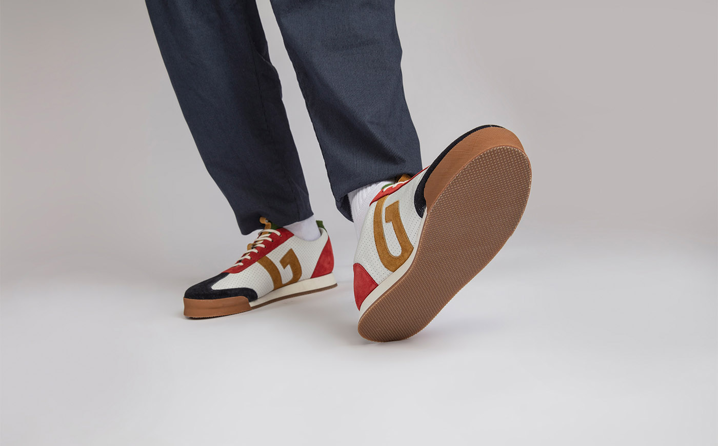 Grenson white trainers hotsell