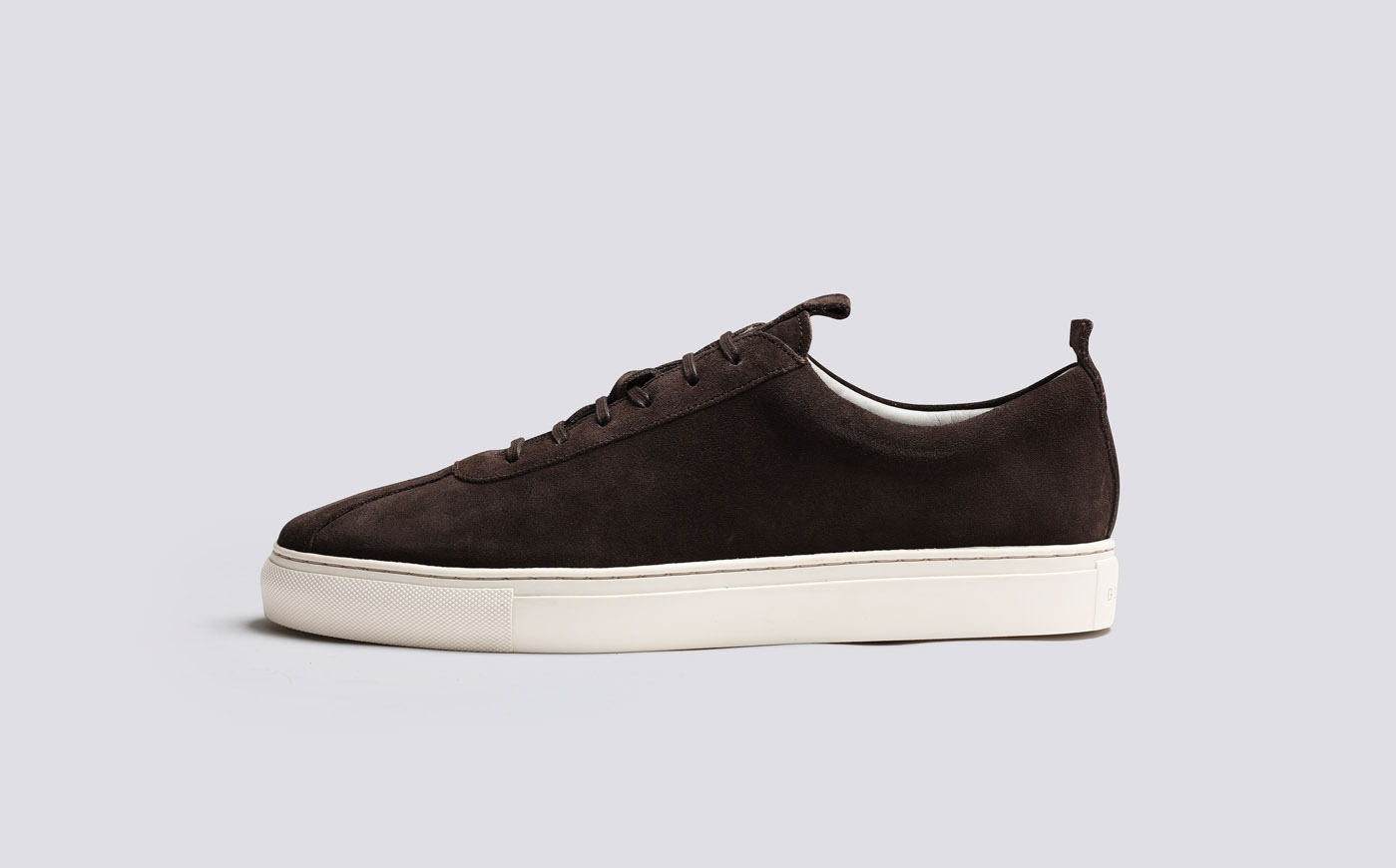 Mens Sneakers in Dark Brown Suede | Grenson