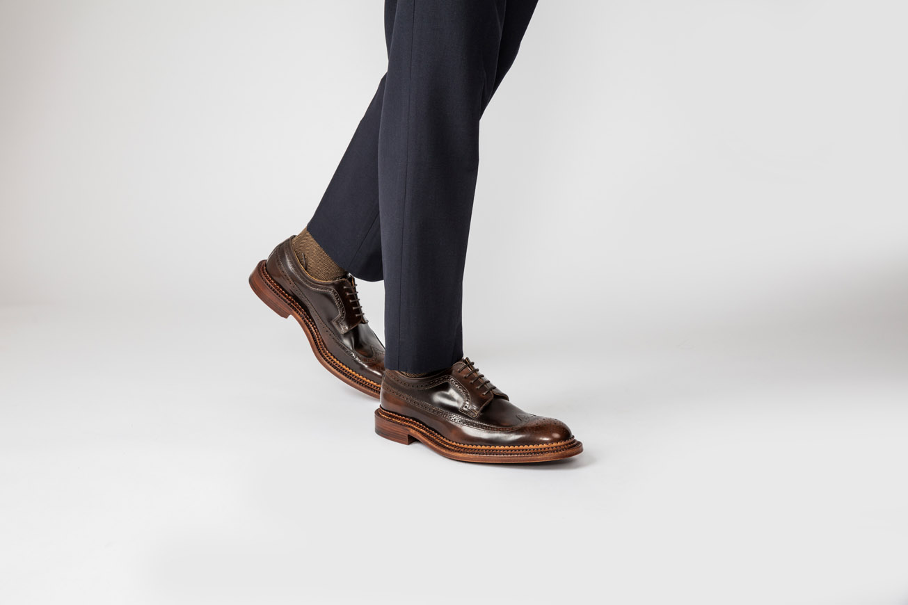 Grenson triple 2024 welt mahogany