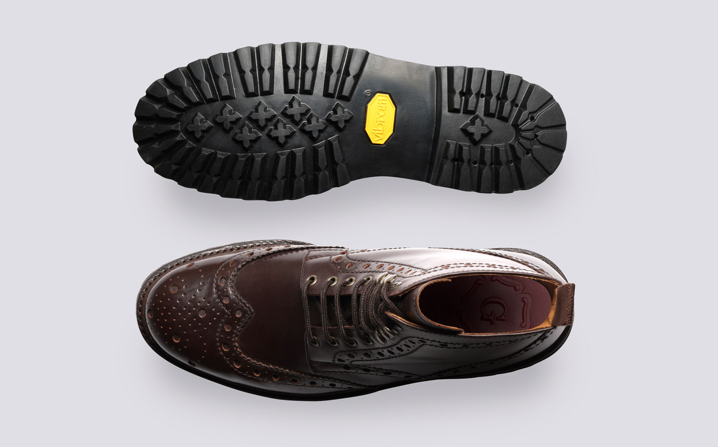 Grenson fred commando outlet sole brogue boot