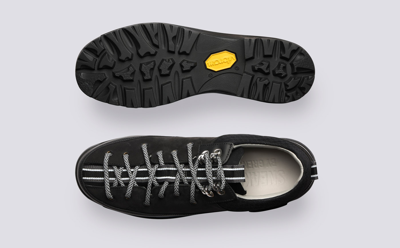 靴 Vibramsole Drawstring Sneakers BLACK Vibramsole Drawstring Sneakers（スニーカー）｜TODAYFUL