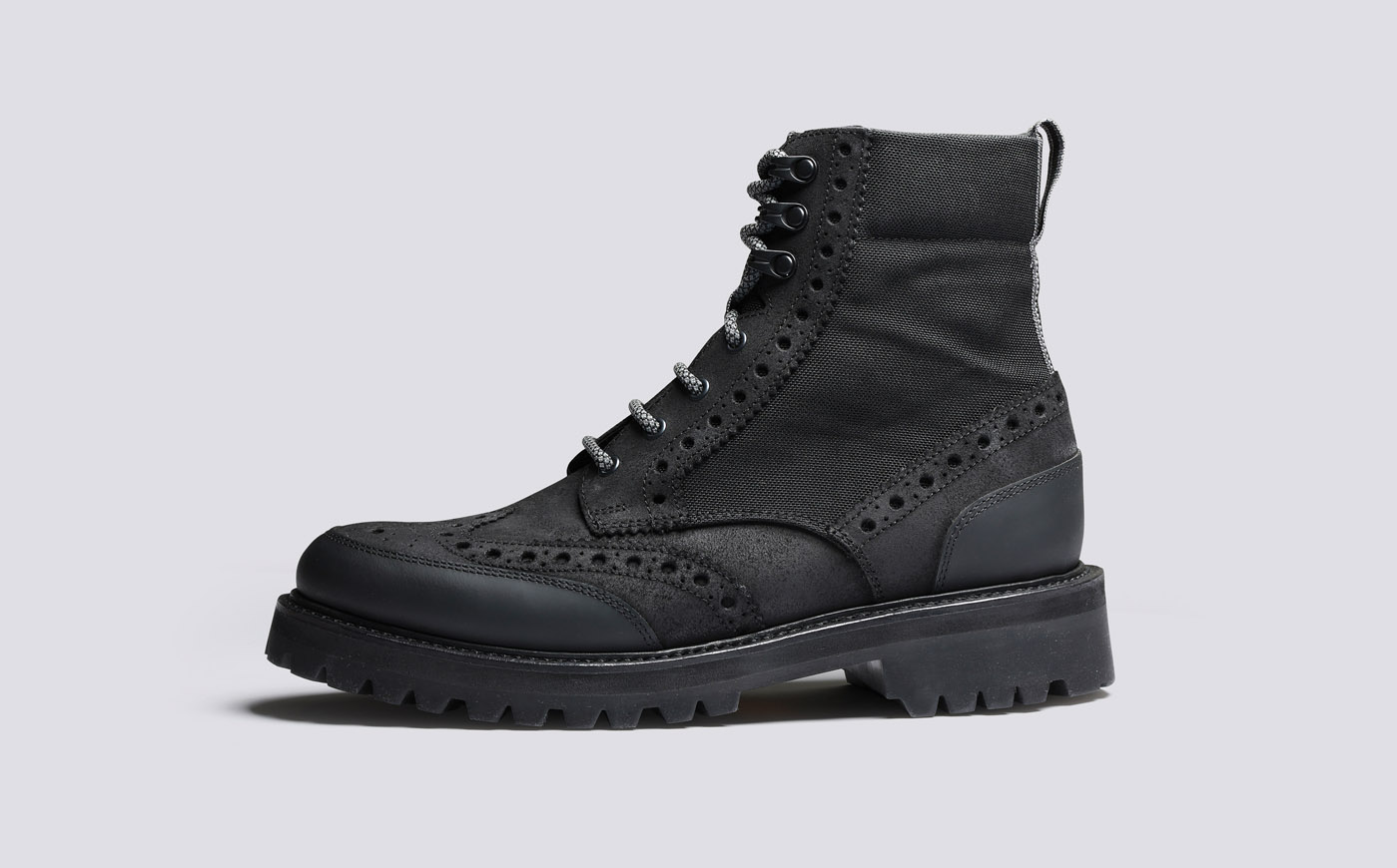 Grenson sharp brogue boots shop