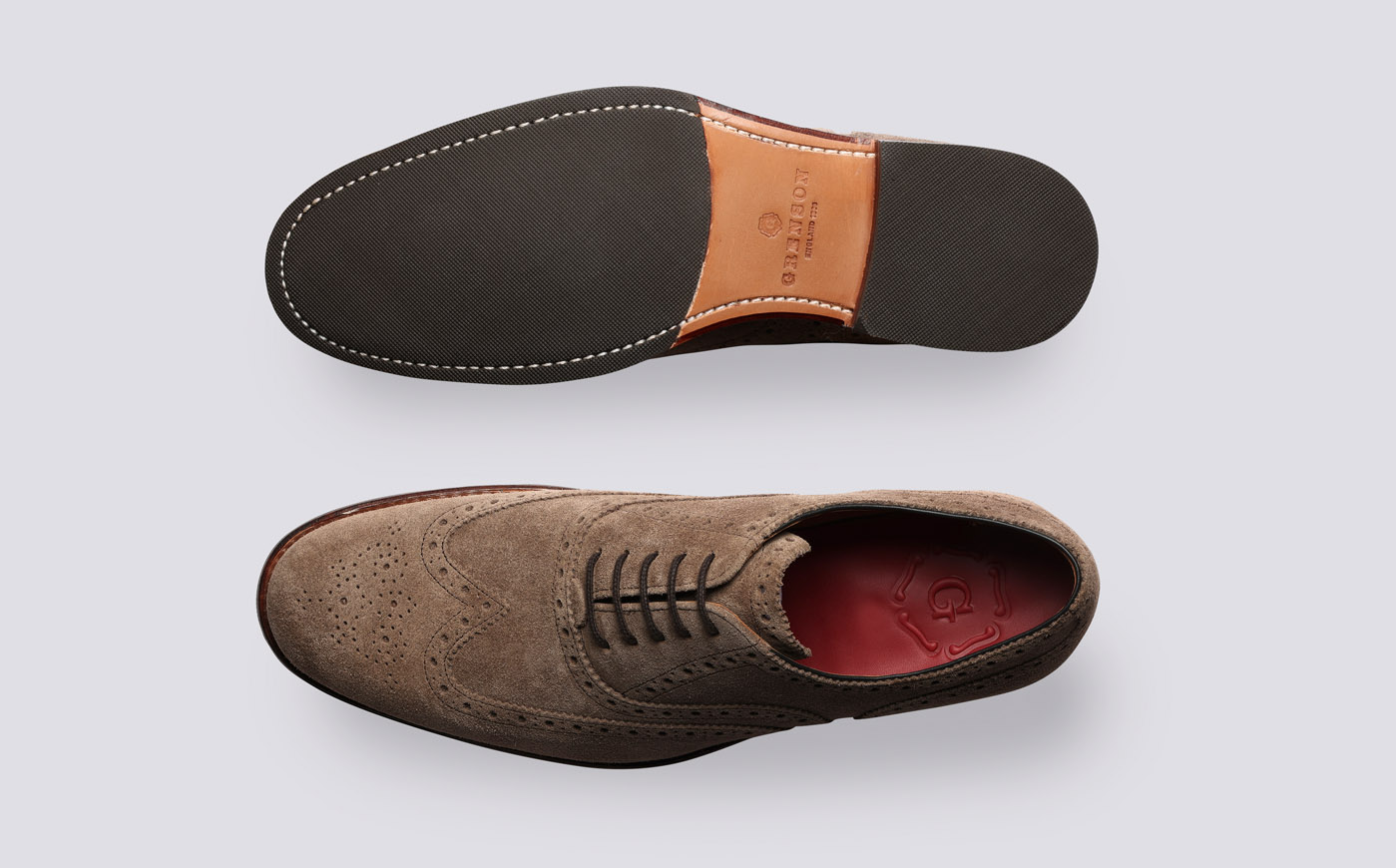 Beige brogues cheap mens
