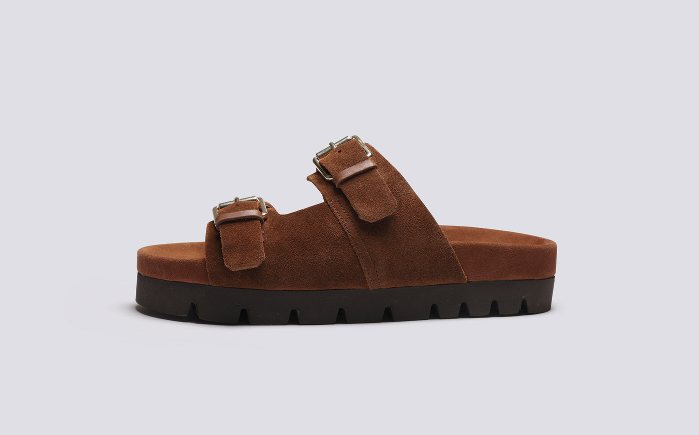Suede store womens sandals
