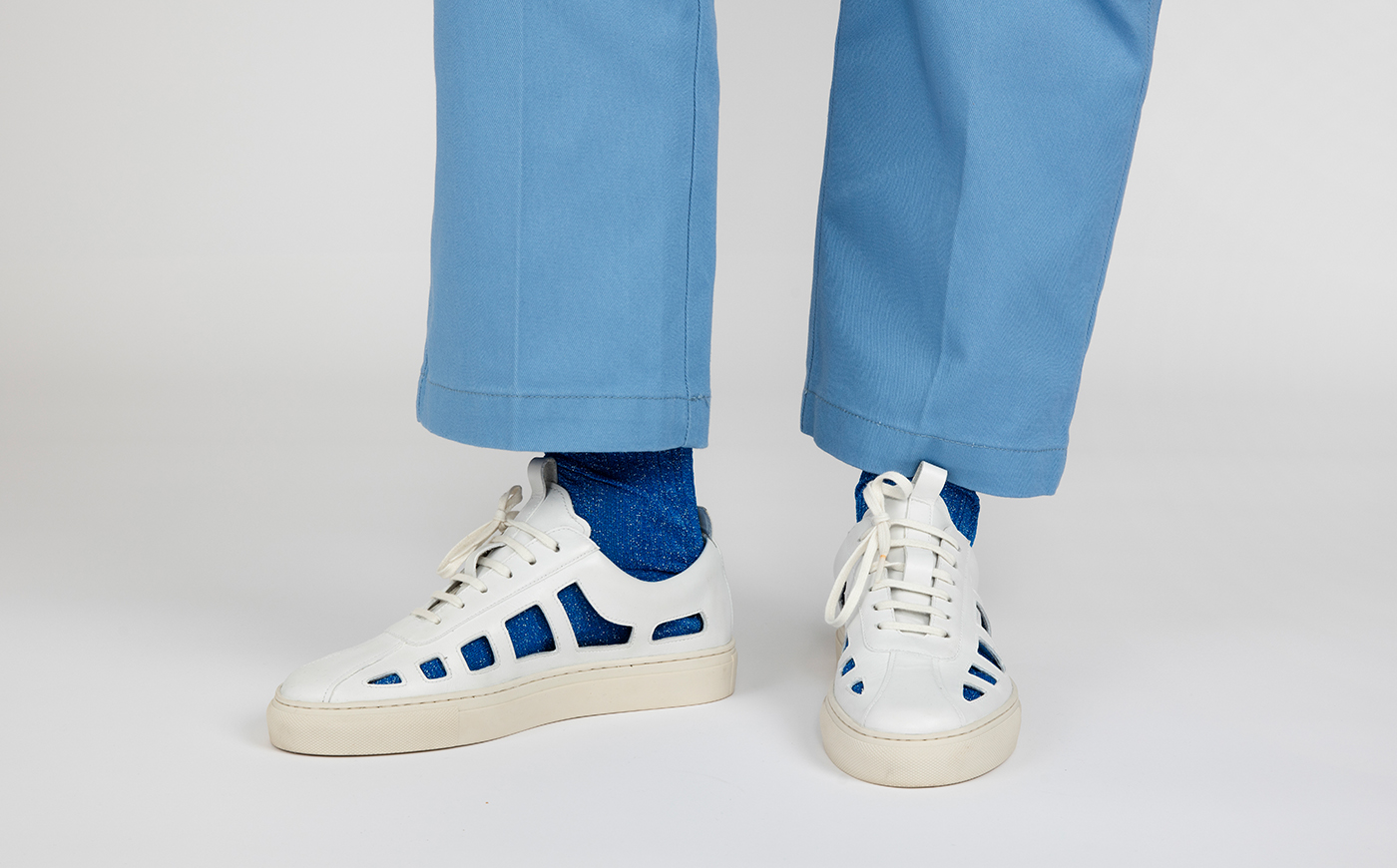 Sneakers with hotsell cutouts