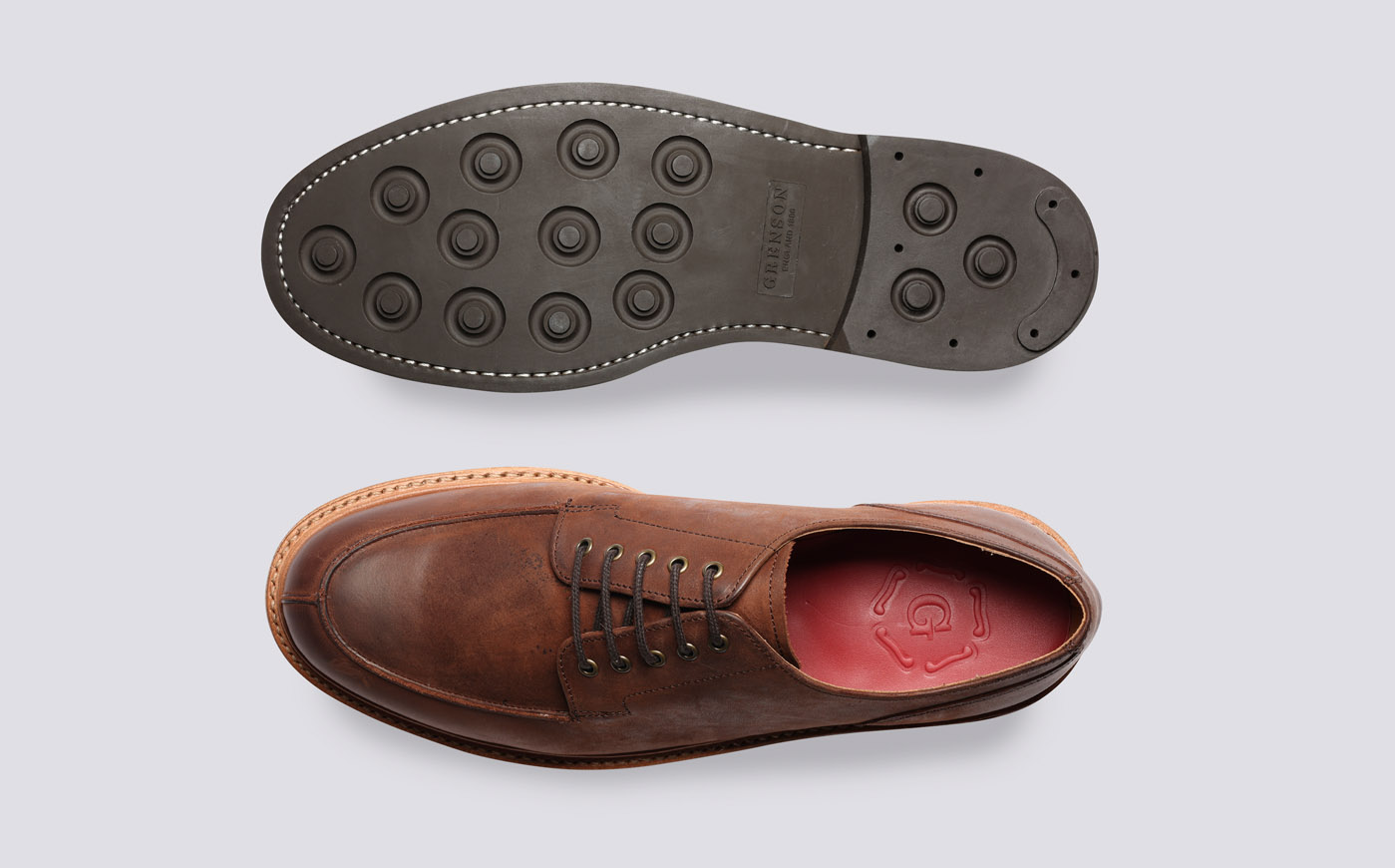 Grenson wingtip sneaker hotsell