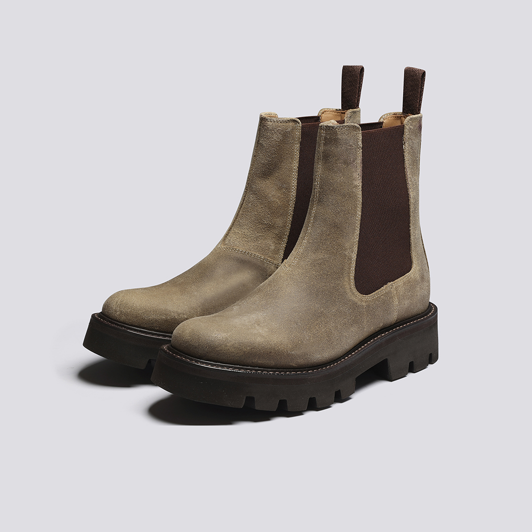 Milly Womens Chelsea Boots in Waxy Leather Grenson