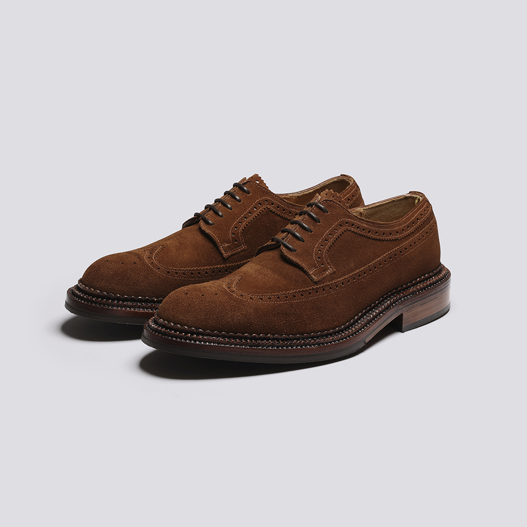 Grenson triple welt mahogany hotsell