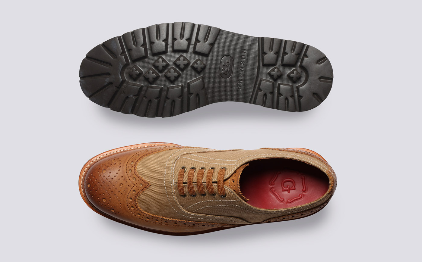 Grenson new arrivals wingtip sneaker