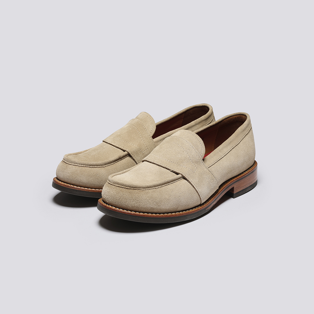 Mens store loafers beige