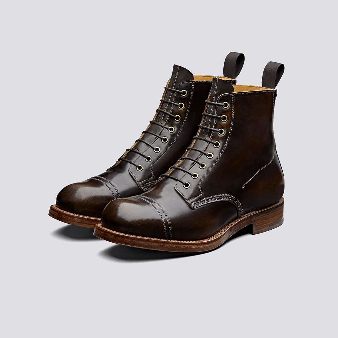 Shoe 9 | Mens Derby Boots in Pickled
