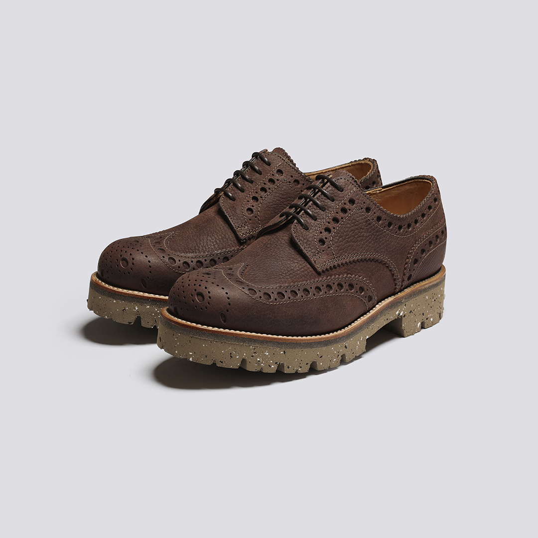 Grenson archie black brogues sale