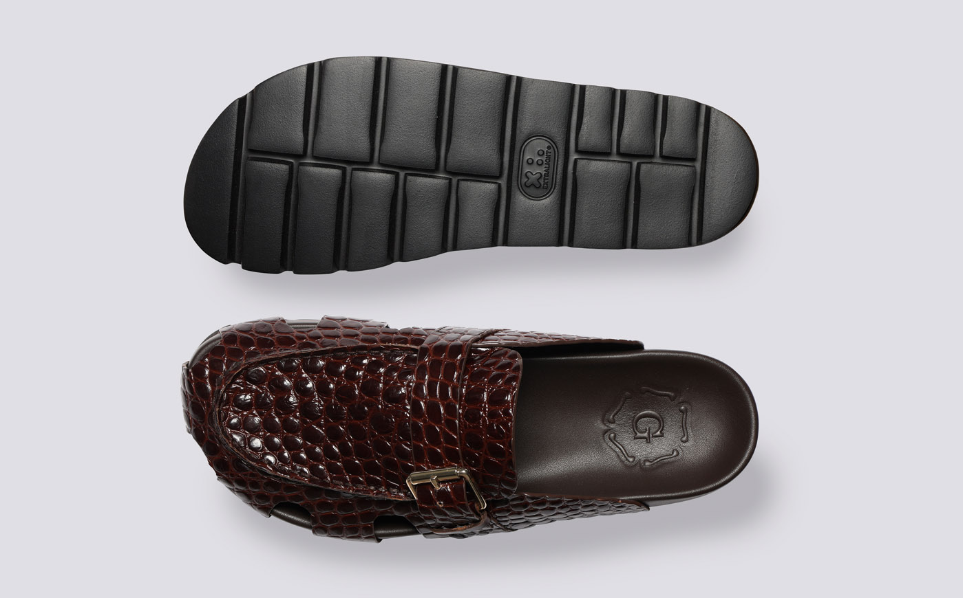Mens brown leather clogs best sale