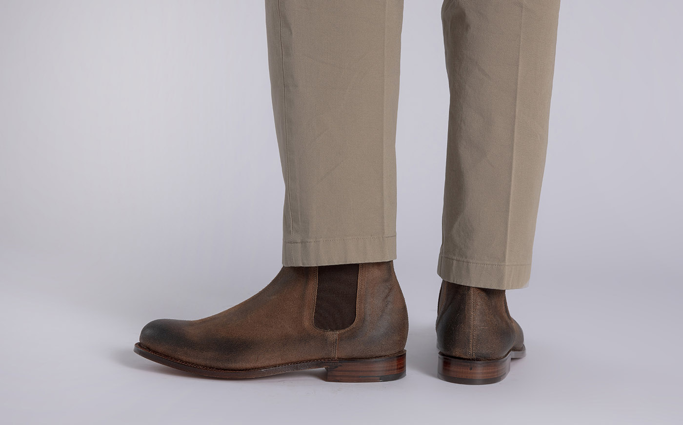 Grenson suede chelsea boots discount