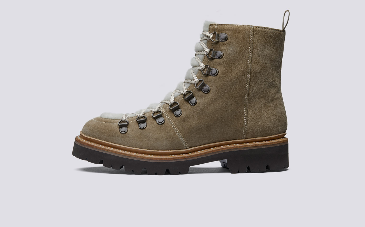 Nanette | Womens Suede Hiker Boots on 
