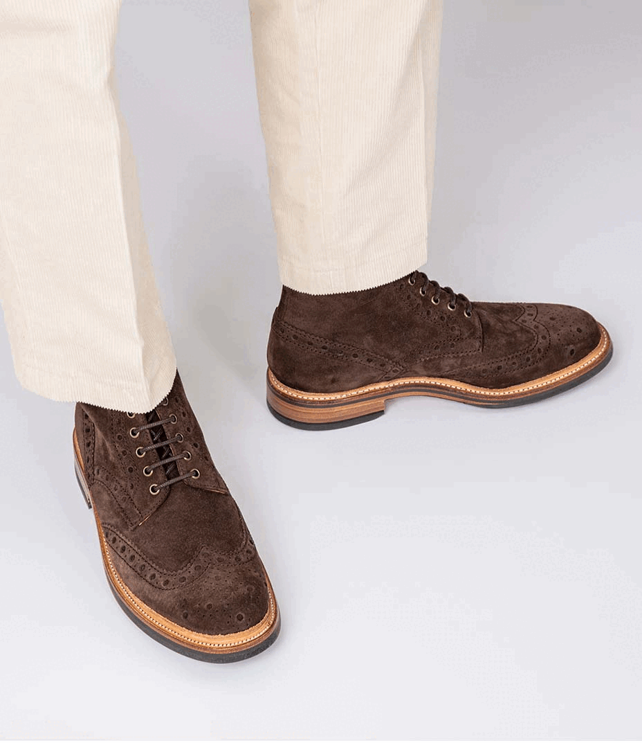 grenson suede shoes