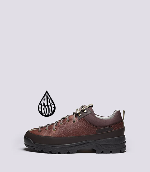 Sneaker 70 Waterproof Hiking Inspired Shoe on Vibram Rubber Sole.